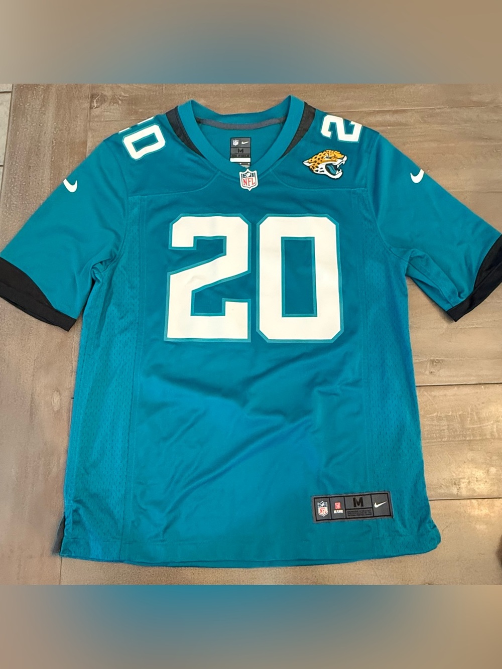 Jacksonville Jaguars Nike Football Jersey Mens M Teal NFL Ramsey #20